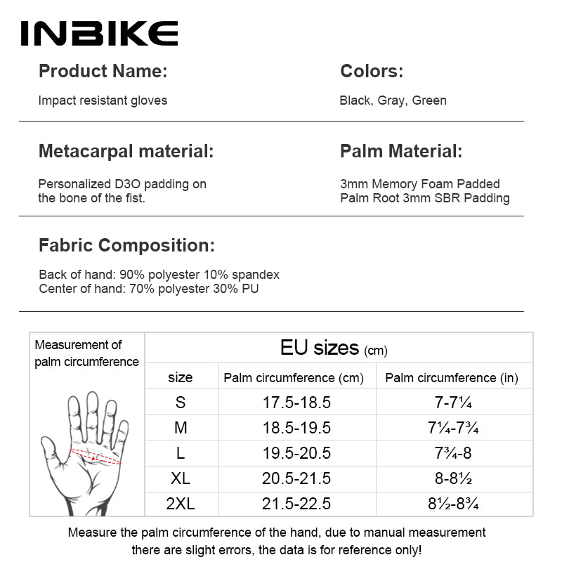 IH23F539 Long-fingered Cycling Gloves