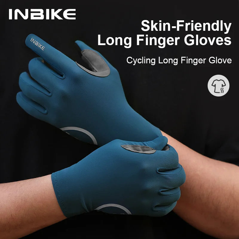 IH23F411 Long-Fingered Cycling Gloves