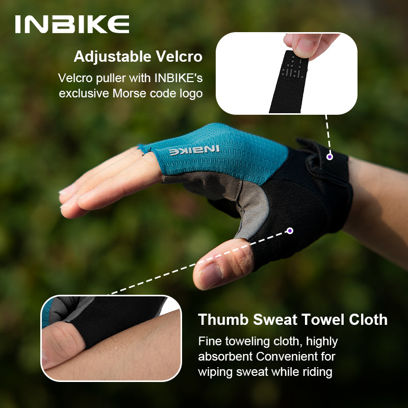 IH23C215 Half-Fingered Cycling Gloves