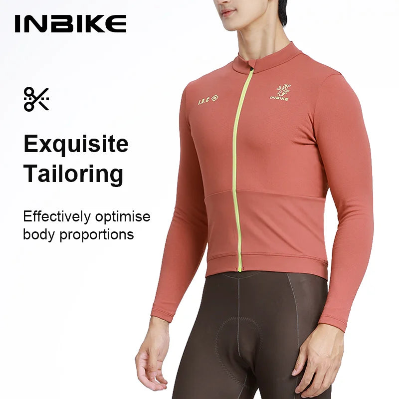 Randor Men Fleece Long Sleeve Cycling Jersey