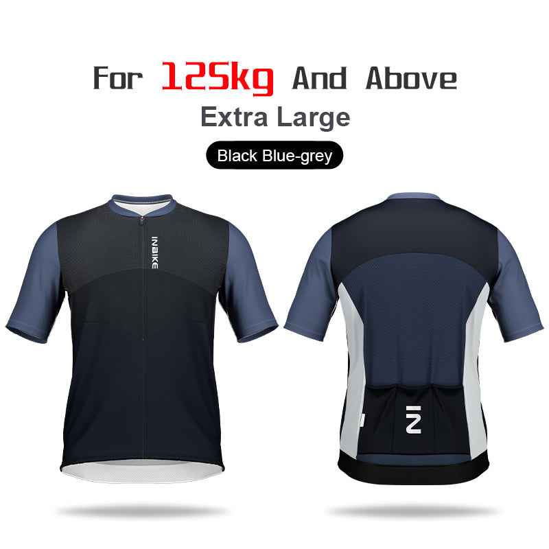 Clear Men Short Sleeve Cycling Jersey Plus