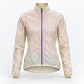 Vintis Women Packable Cycling Windbreaker in yellow