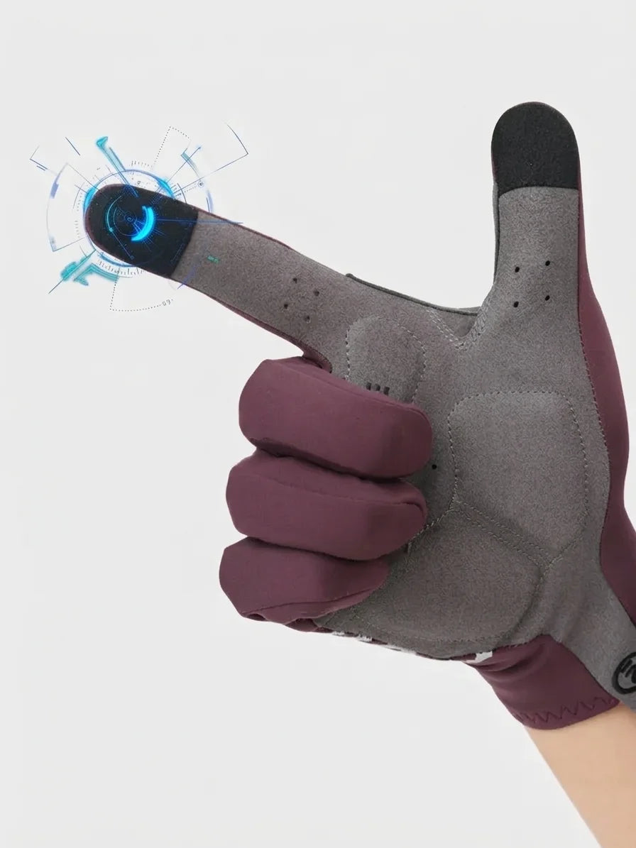 IH23C701 Thermal Fleece Long-Finger Cycling Gloves
