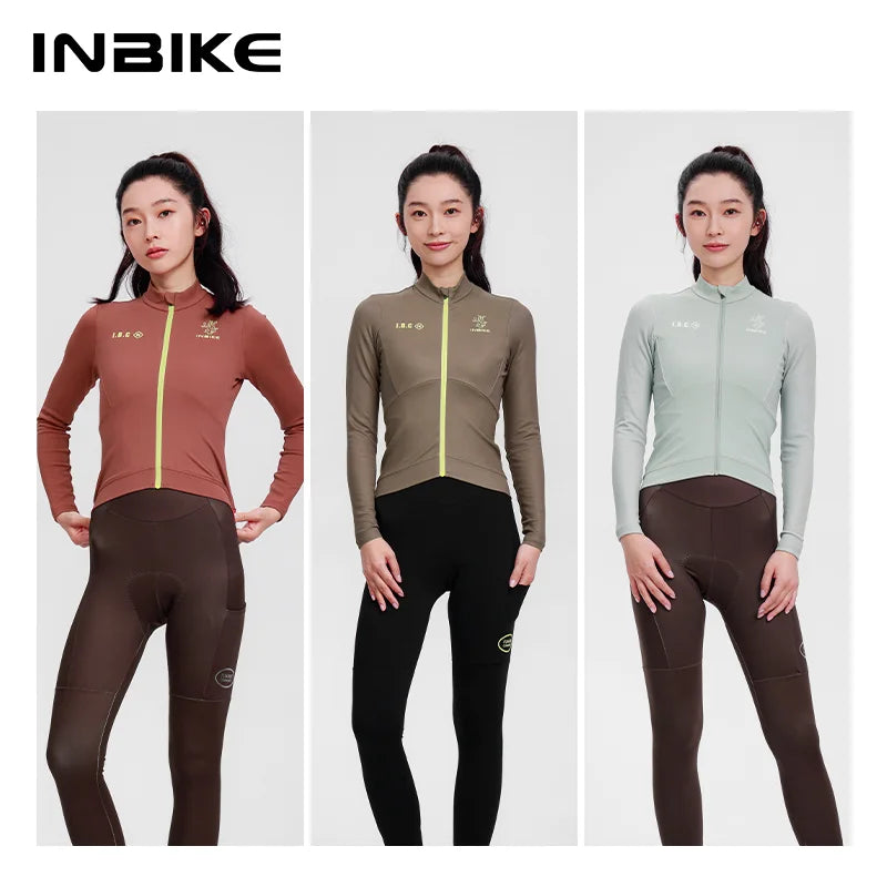 Randor Women Fleece Long Sleeve Cycling Jersey