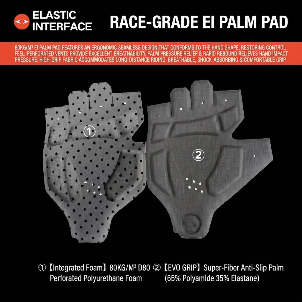 I26C212 Half-Fingered Cycling Gloves EI Pad