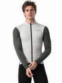 Yunor Men's Fleece Long-Sleeve Cycling Jersey