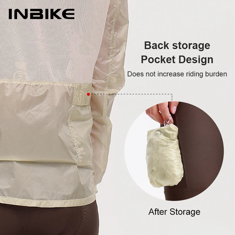 Vintis Women Packable Cycling Windbreaker