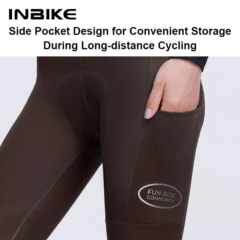Lavor Women Fleece Cycling Bib Tights