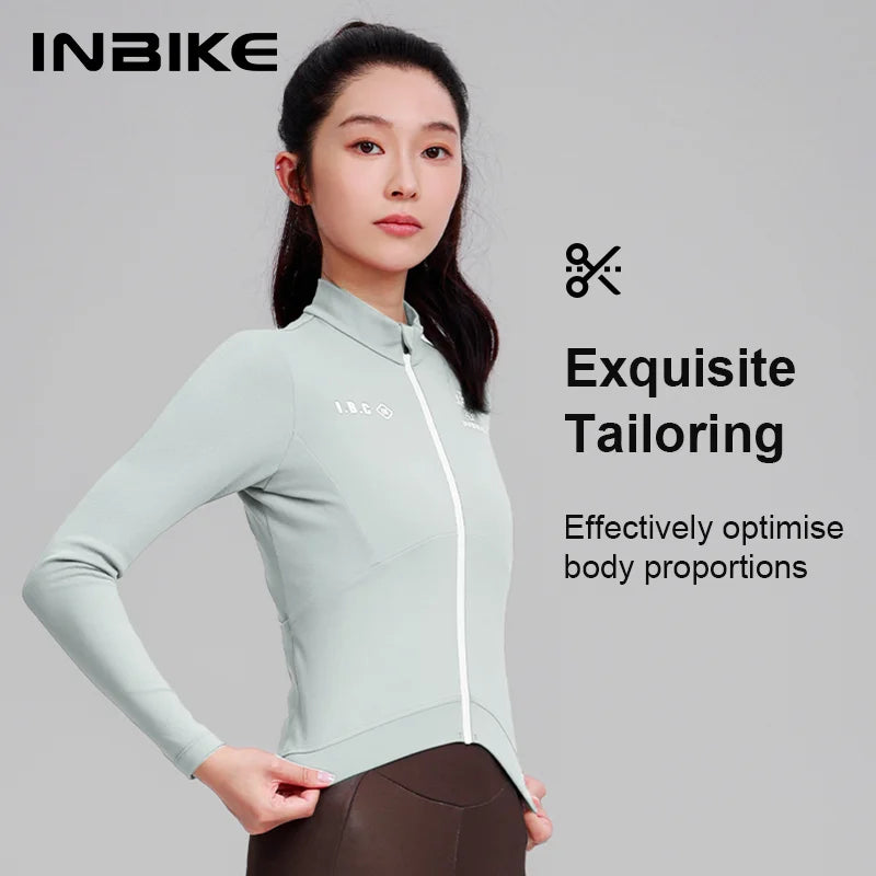 Randor Women Fleece Long Sleeve Cycling Jersey
