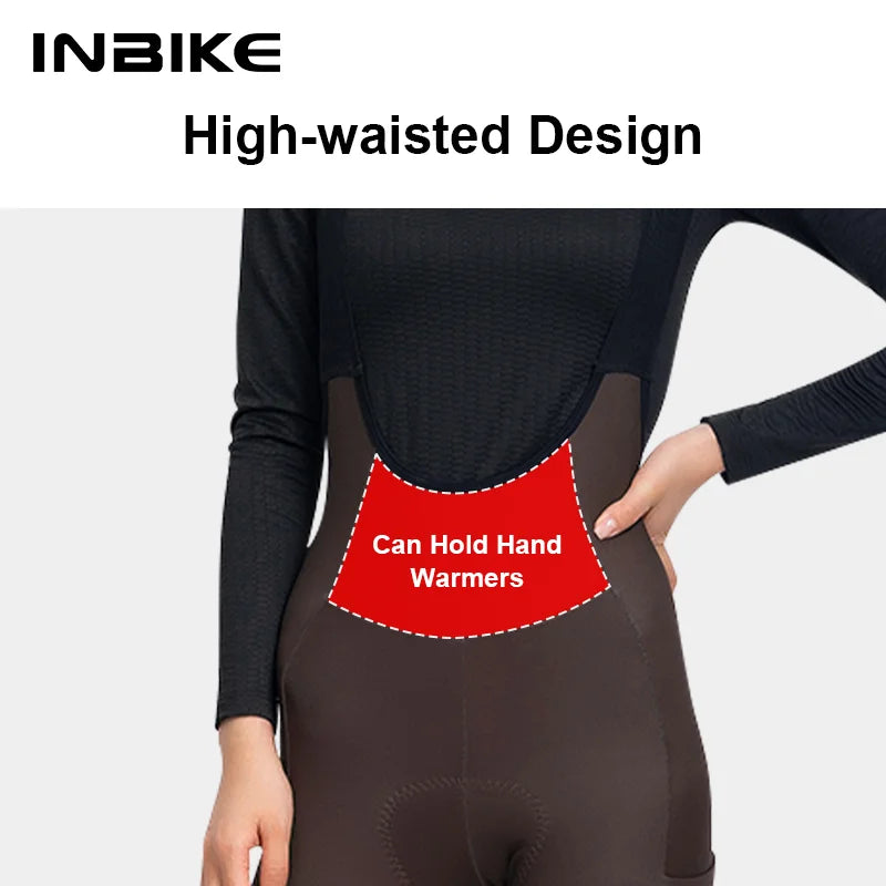 Lavor Women Fleece Cycling Bib Tights