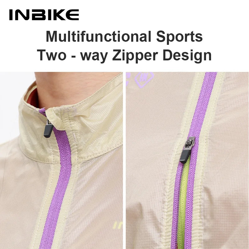 Vintis Women Packable Cycling Windbreaker