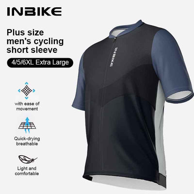 Clear Men Short Sleeve Cycling Jersey Plus