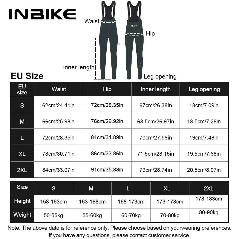Lavor Men Fleece Cycling Bib Tights