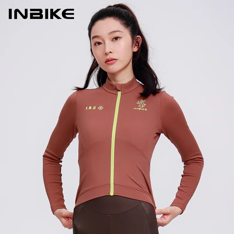 Randor Women Fleece Long Sleeve Cycling Jersey