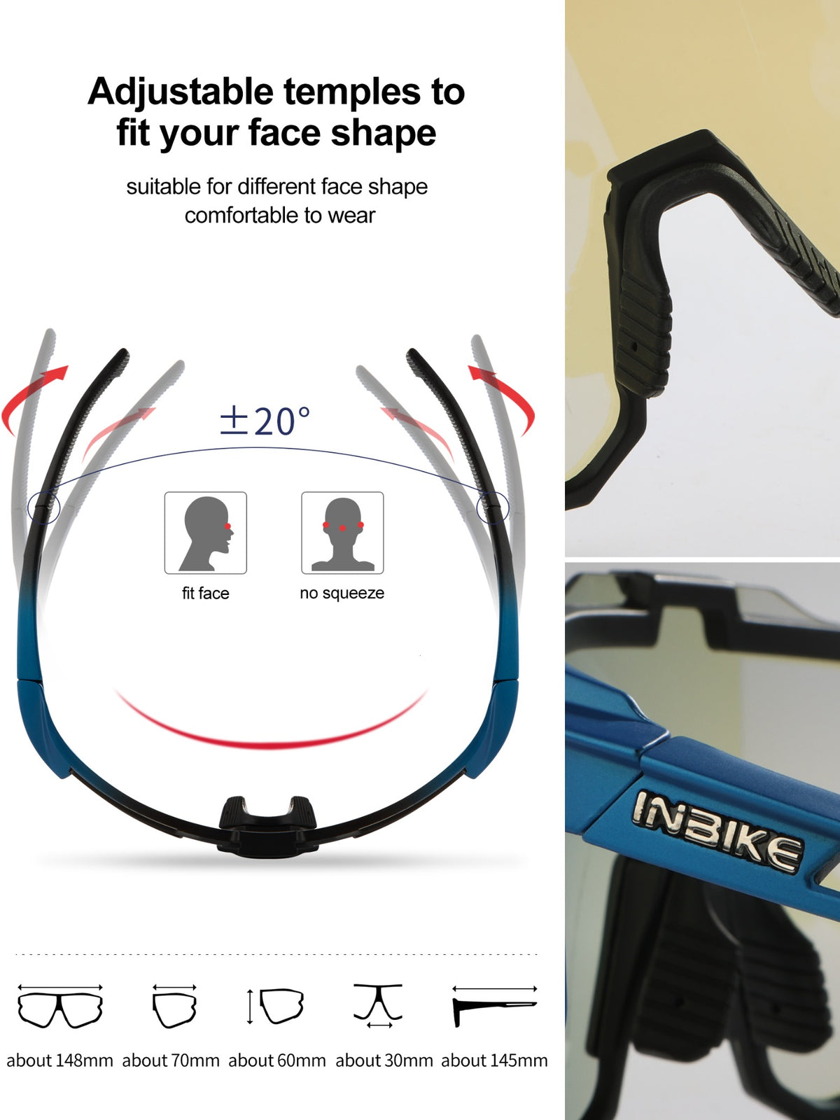 IQ921 Photochromic Cycling Glasses