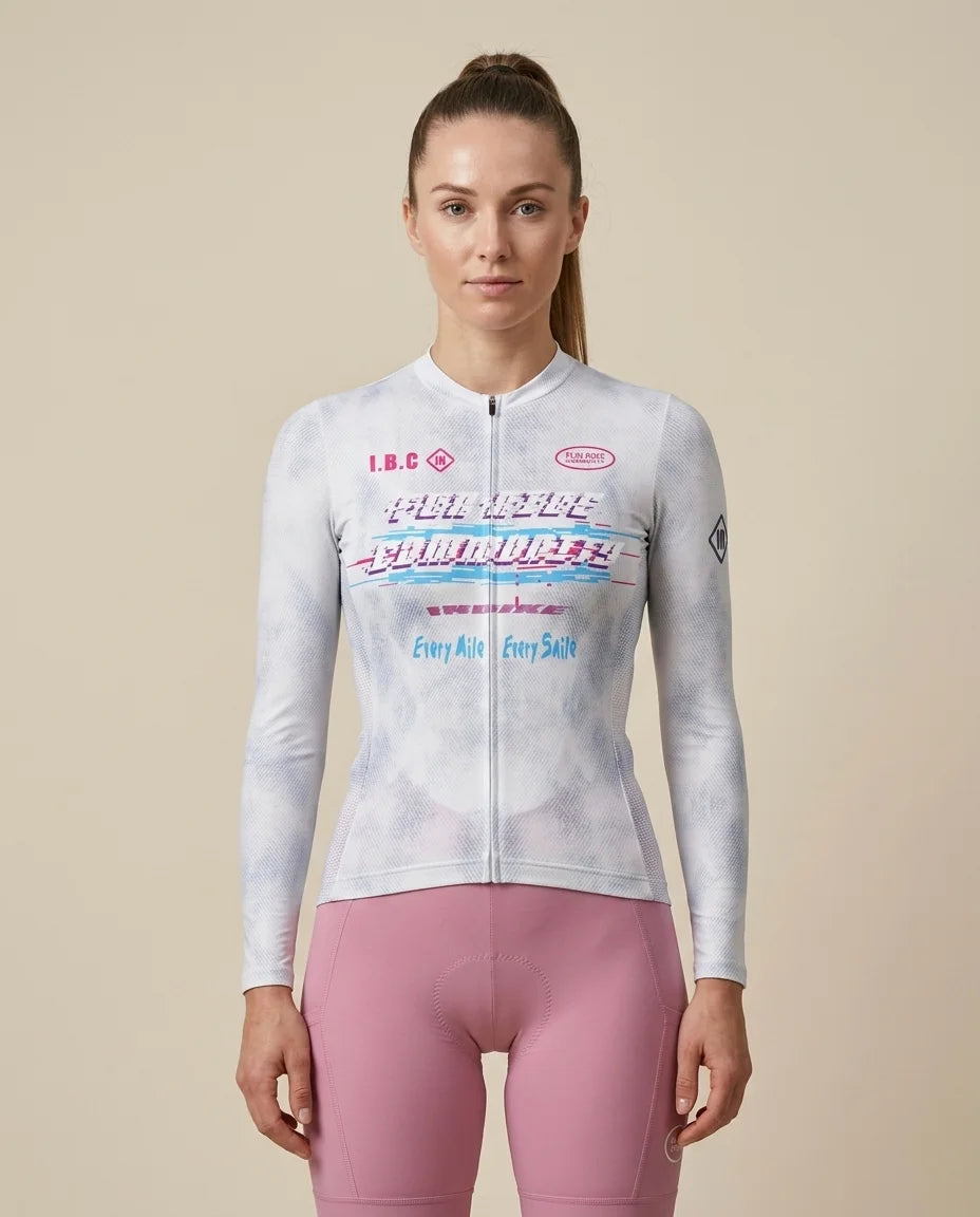 Mist Women Long Sleeve Cycling Jersey