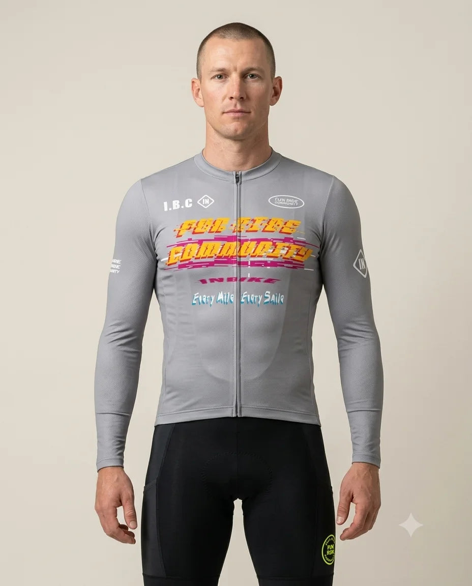Rush Men Long Sleeve Cycling Jersey