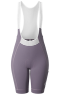 Serene women's cycling bib shorts in purple