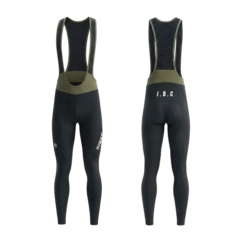 Thermora Men Fleece-Lined Cycling Bib Tights