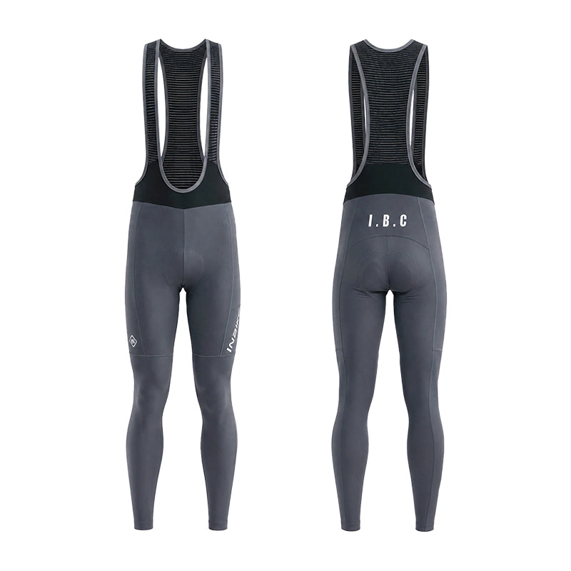 Thermora Men Fleece-Lined Cycling Bib Tights