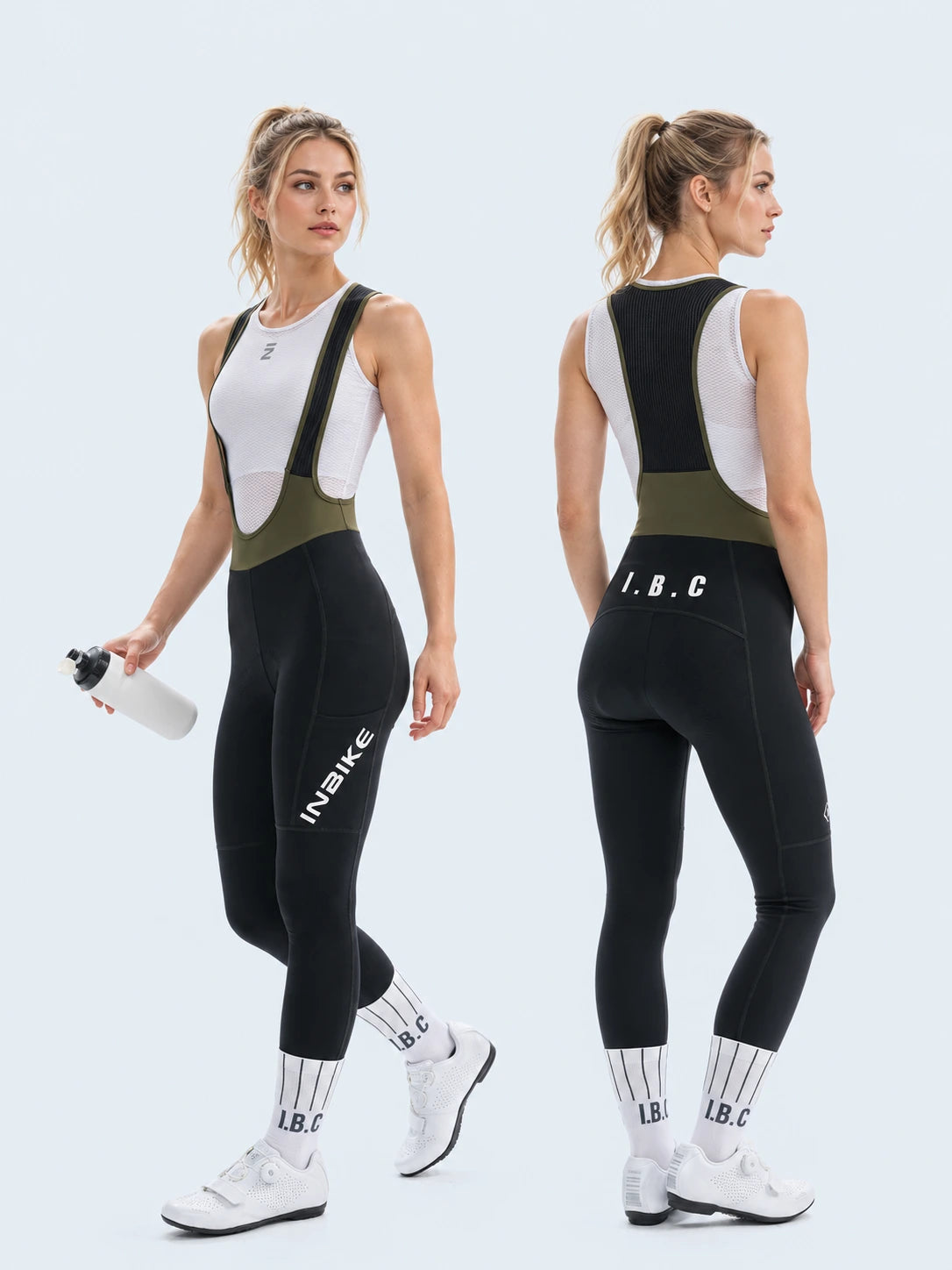 Thermora Women Fleece-Lined Cycling Bib Tights