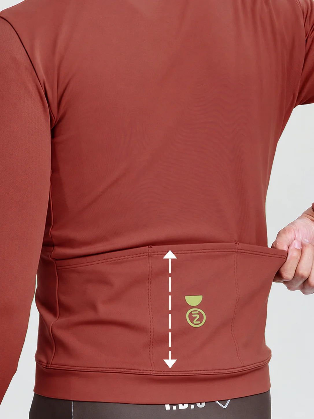 Randor Men Fleece Long Sleeve Cycling Jersey