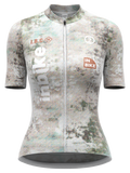 INBIKE Bloom Women Short Sleeve Cycling Jersey in brown color option