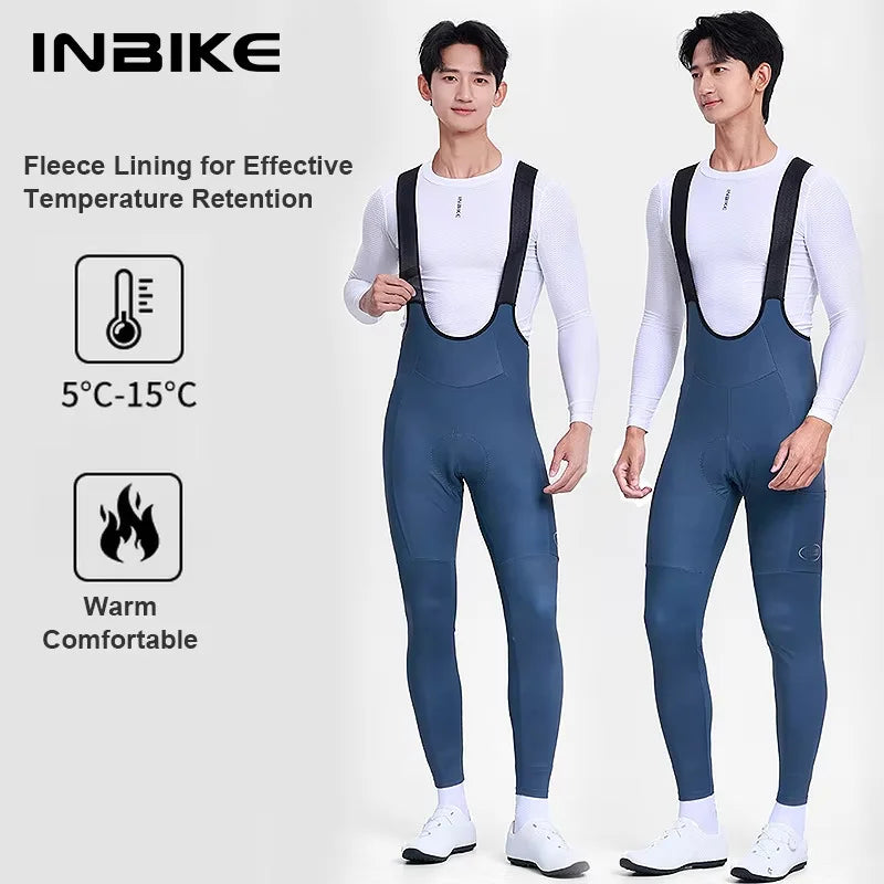 Lavor Men Fleece Cycling Bib Tights