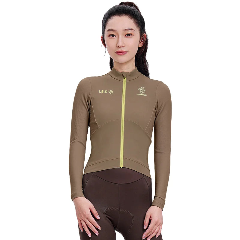 Randor Women Fleece Long Sleeve Cycling Jersey