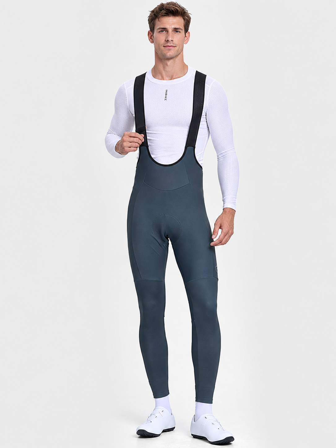 Lavor Men Fleece Cycling Bib Tights