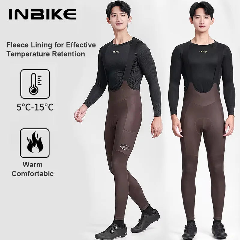 Lavor Men Fleece Cycling Bib Tights