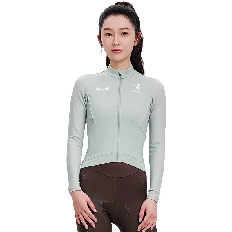 Randor Women Fleece Long Sleeve Cycling Jersey