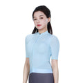 INBIKE Vunlar Short Sleeve Cycling Jersey in light blue color option