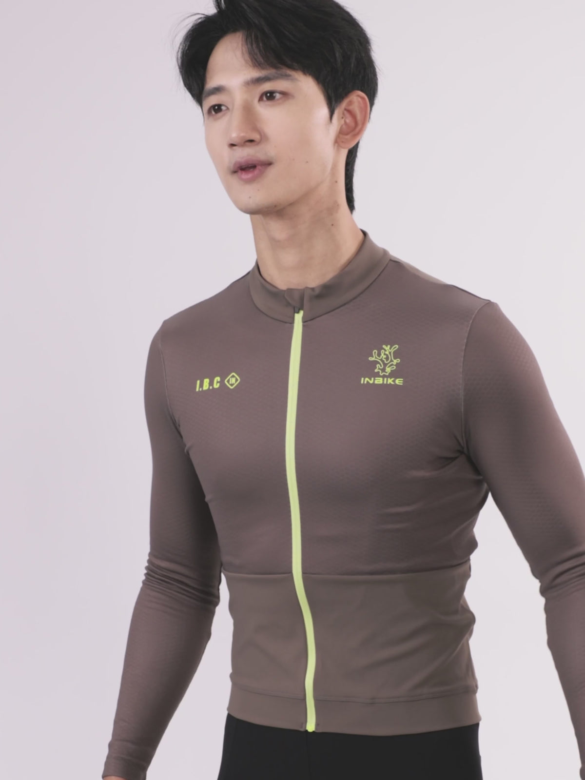 Randor Men Fleece Long Sleeve Cycling Jersey
