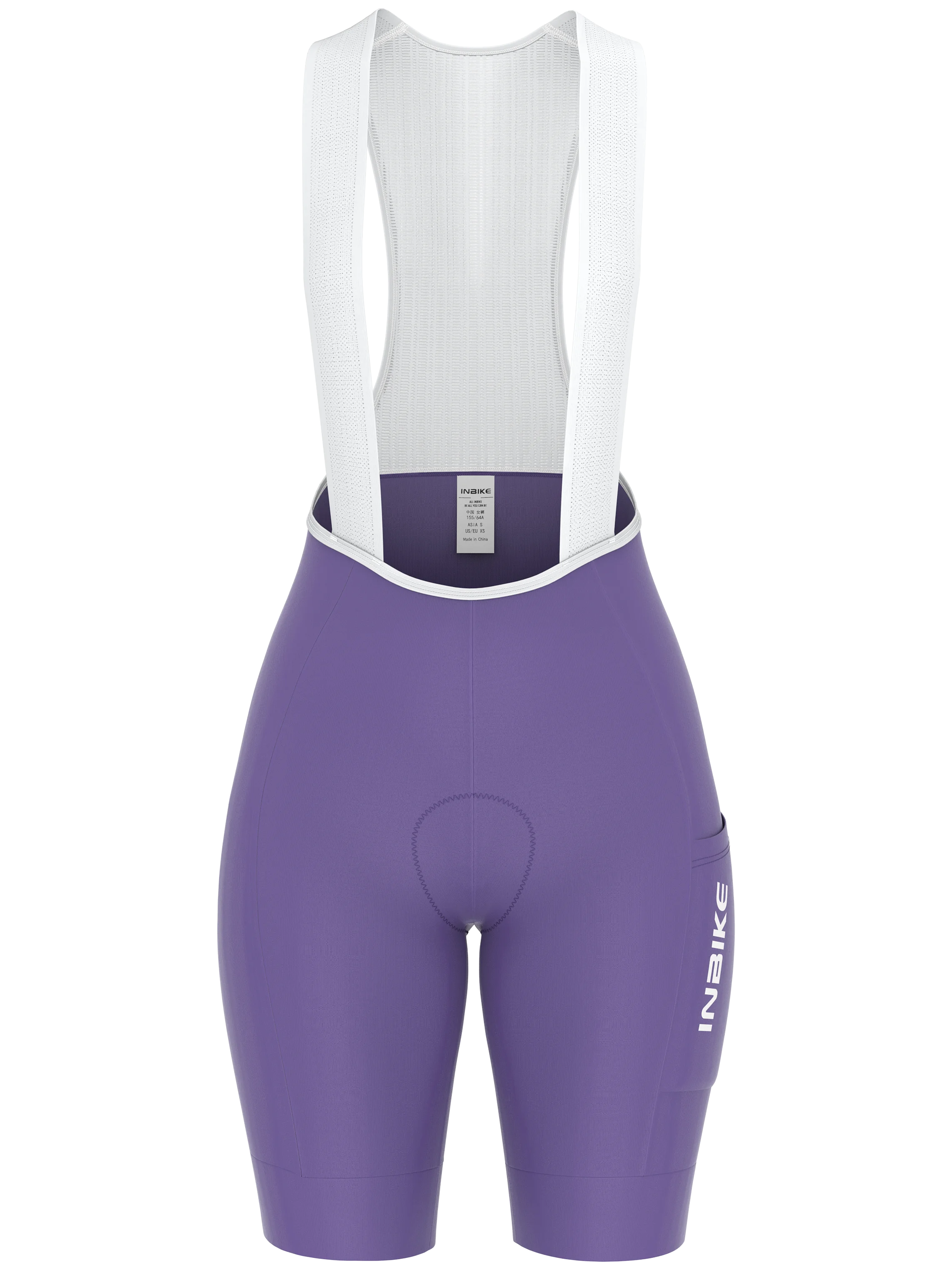 INBIKE Nova Women Cycling Bib Shorts in purple color option