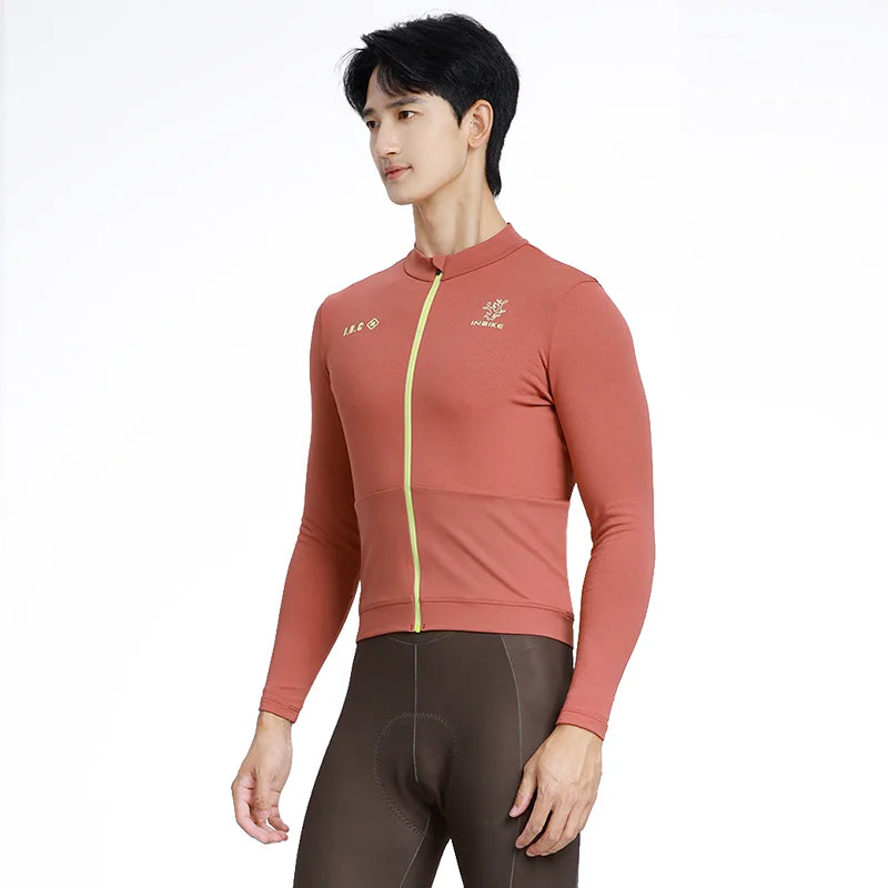 Randor Men Fleece Long Sleeve Cycling Jersey
