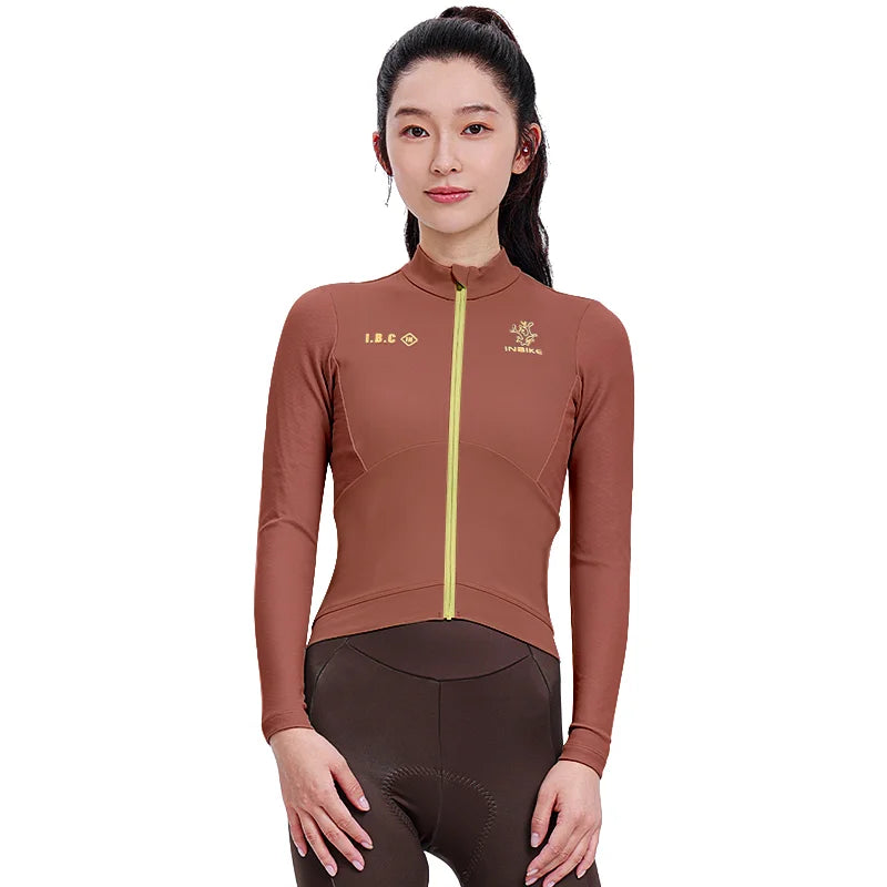 Randor Women Fleece Long Sleeve Cycling Jersey
