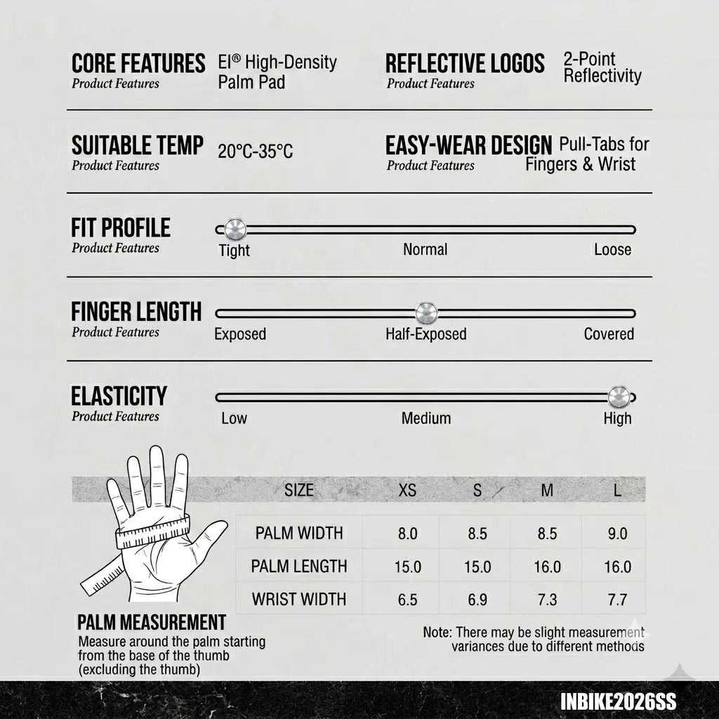 I26C212 Half-Fingered Cycling Gloves EI Pad