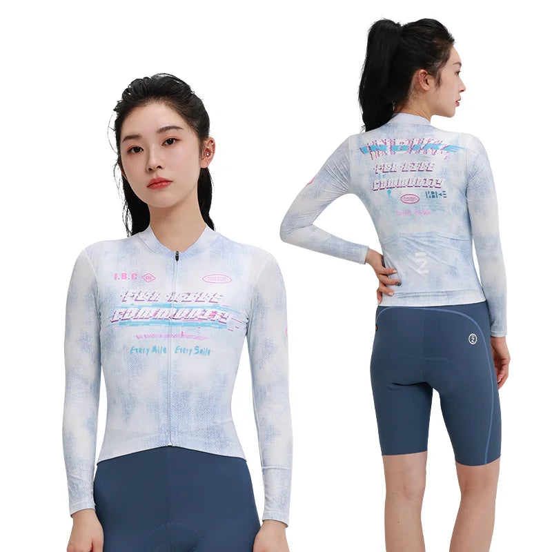 Mist Women Long Sleeve Cycling Jersey