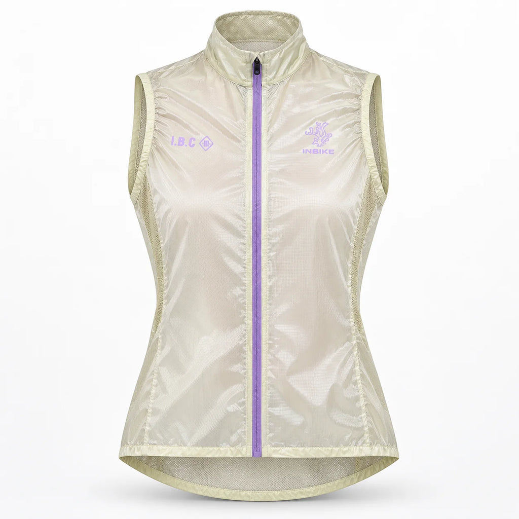 Fleap Women Packable Cycling Vest in yellow