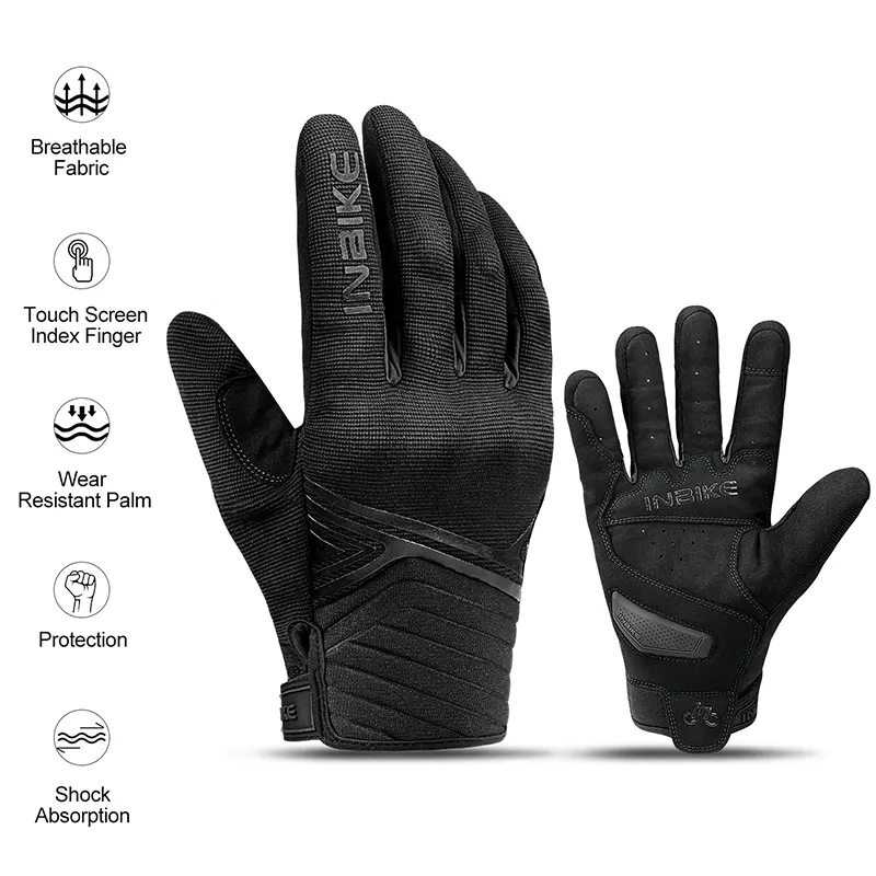 INBIKE Breathable Mesh Motorcycle Gloves Shockproof Motorbike Gloves