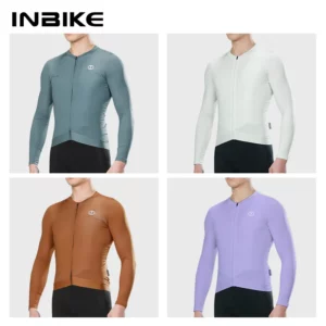 Ruili Men Long Sleeve Cycling Jersey Moisture Wicking Breathable
