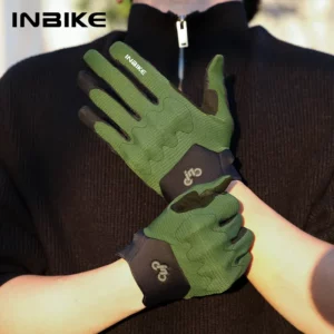 Full Finger Cycling Gloves padded palm Touchscreen