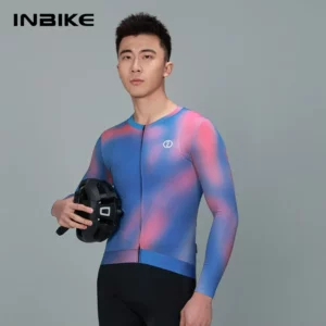 Lingxu Men Long Sleeve Cycling Jersey Quick Drying