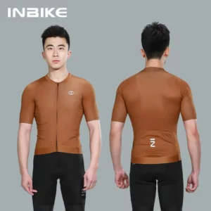 Jike Men Short Sleeve Cycling Jersey Cool Quick-drying
