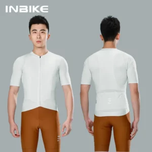 Jike Men Short Sleeve Cycling Jersey Cool Quick-drying