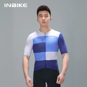Jingteng Men Short Sleeve Cycling Jersey Quick Drying