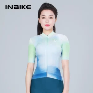 Hongxi Women Short Sleeve Cycling Jersey Reflective