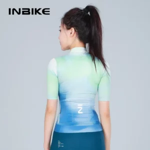 Hongxi Women Short Sleeve Cycling Jersey Reflective