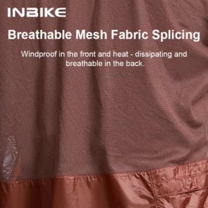 Men's Lightweight Packable Cycling Windbreaker